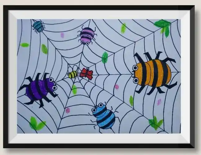 5.20格致幼儿园美术课《蜘蛛好忙》