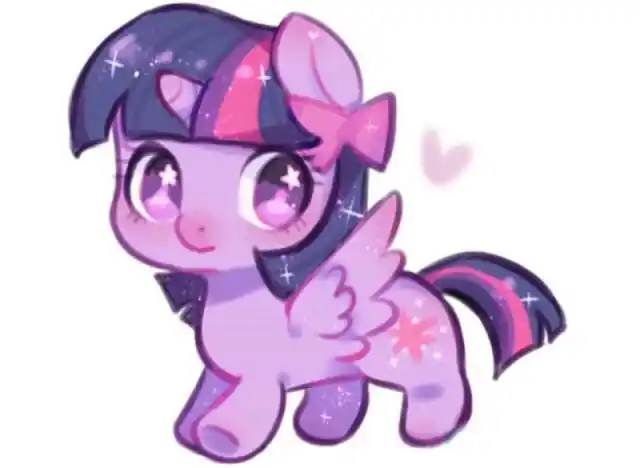 小马宝莉同人画风q版小马这只云宝能当手办收藏