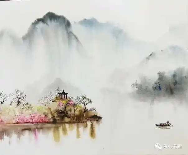 意境自在山水间,画尽天下是江南|禅意水墨画家冯少帅|宁夏|禅意|油画