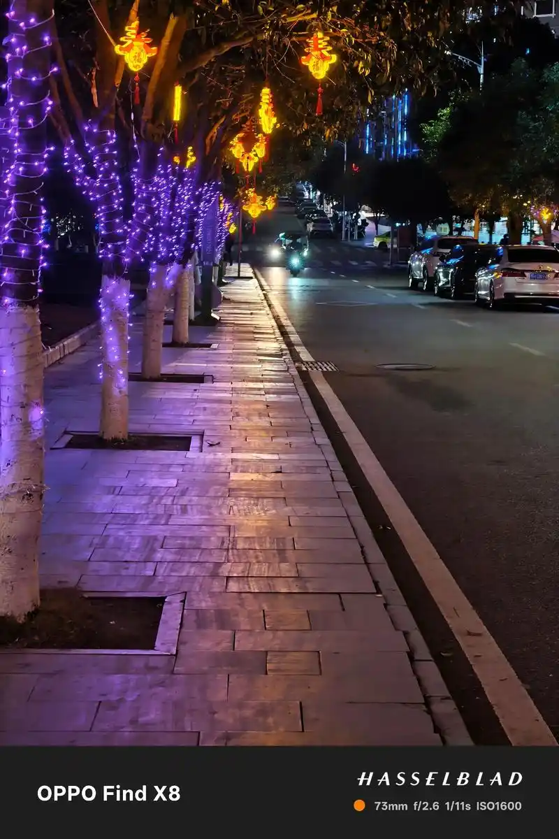 那就看看夜晚的路灯吧