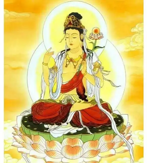 她是东方观世音,未来药师佛,她说这样修,将来颜值高,人见人爱