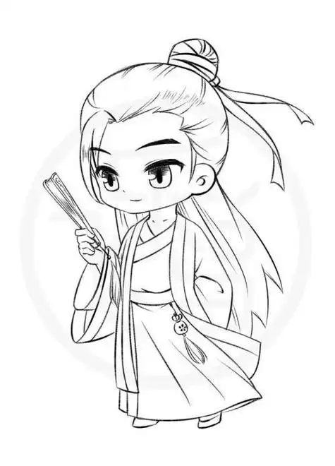 q版人物简笔画男生简单