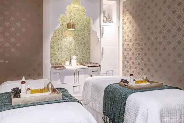 精致欧式美容院白色橱柜装修效果图样板大全